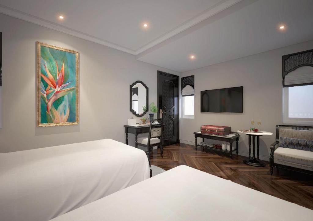 Hanoi Graceful Hotel And Travel Exterior foto