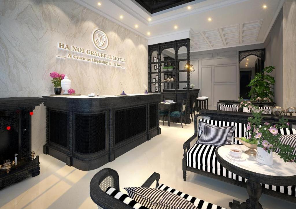 Hanoi Graceful Hotel And Travel Exterior foto