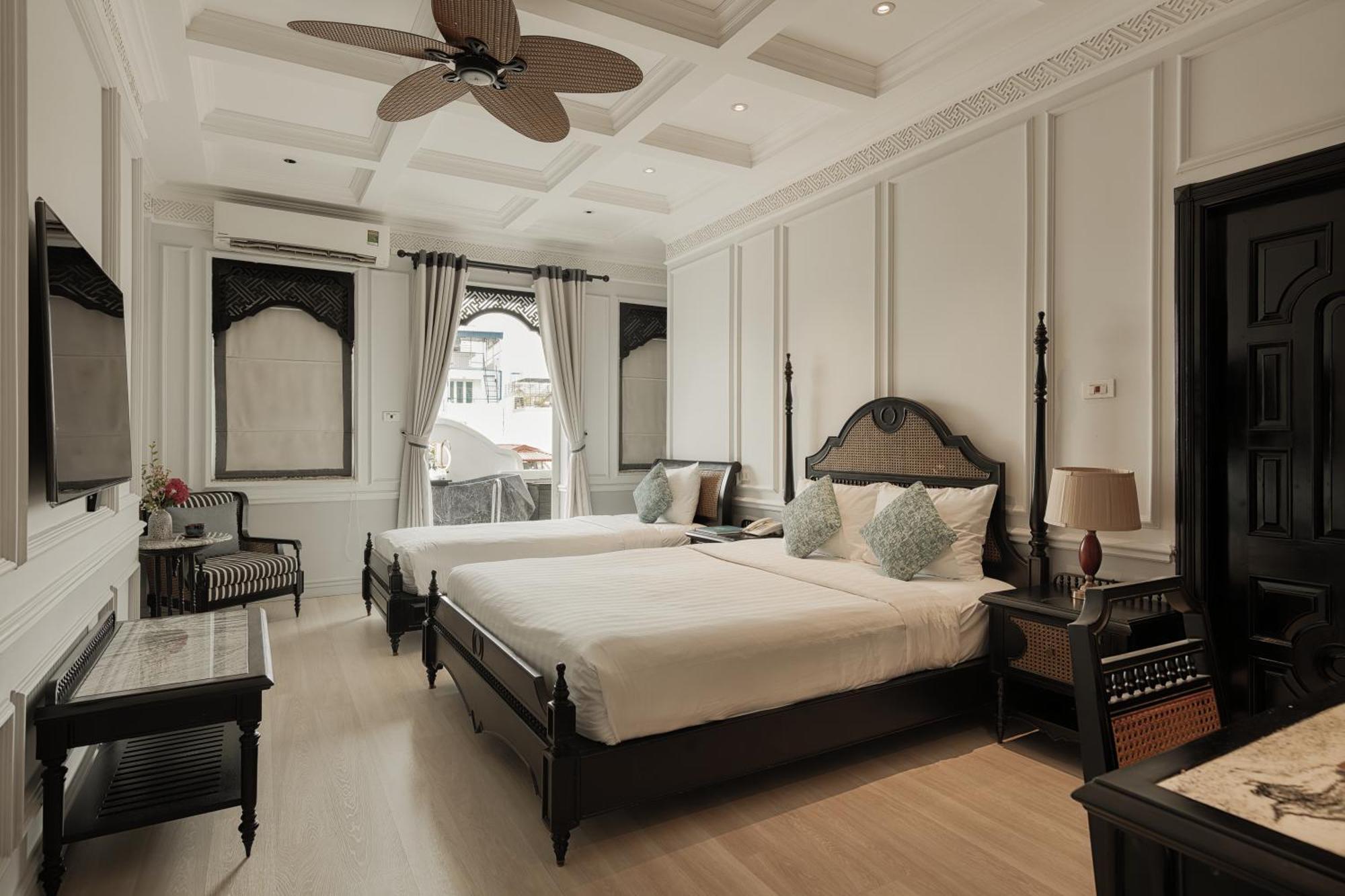 Hanoi Graceful Hotel And Travel Exterior foto